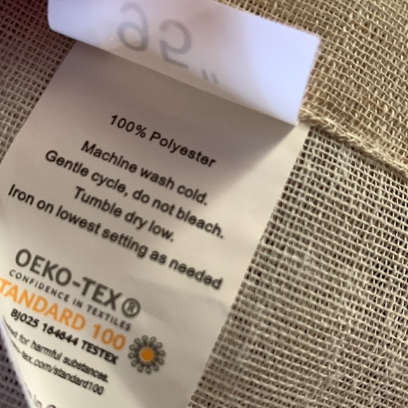 Window curtains 95”L x 40”W semi-sheer coastal neutral linen NEW - Picture 5 of 10